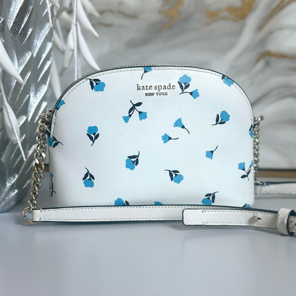 EUC Kate Spade Spencer Dainty Bloom Small Dome Crossbody